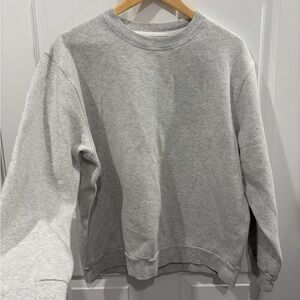 lululemon athletica Heather Gray Crewneck Sweatshirt